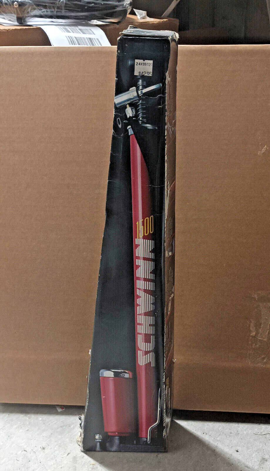 Vintage Schwinn 1500 Reservoir Floor Pump Working Condition Rebuildable