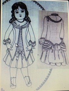 doll frock design