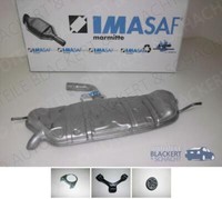 Imasaf Esd Auspuff Endtopf FüR Vw Touran+Cross Touran 1.6 75KW 2003-2010+ZubehöR