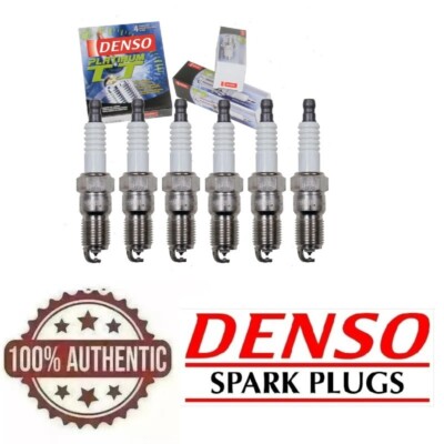 DENSO ''PLATINUM'' TT Spark Plugs Set of 6 for Dodge Caravan 3.0L 3.3L 3.8L V6