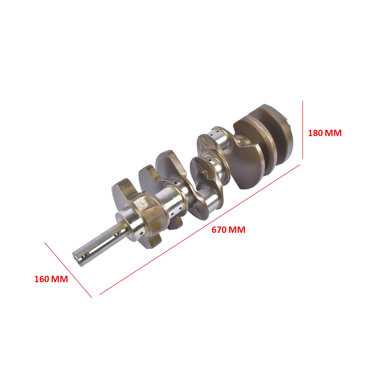 Crankshaft For 07-21 Lexus LX570 Toyota Tundra Sequoia Land