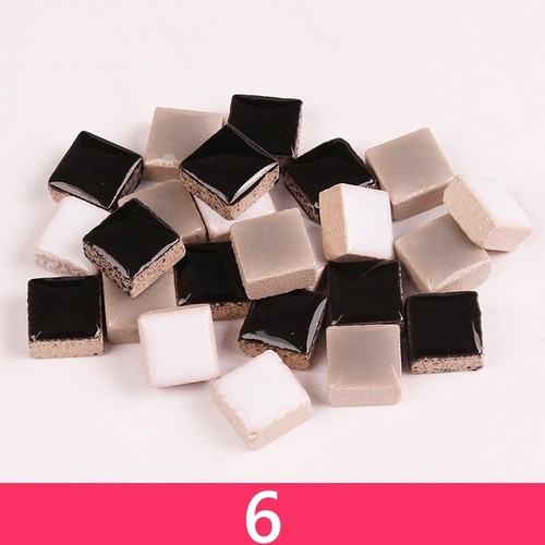 1cm 200g Carré Céramique Mosaïque Tuiles Main Matériaux DIY Mural Art Décoration - Afbeelding 10 van 50