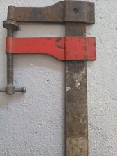 Red JUDD Clamp Tool Woodworking Metal Vintage Tool Industrial Décor Man Gift
