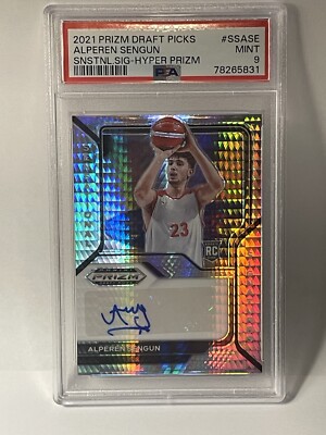 2021-22 Panini Hyoer Prizm Alperen Sengun Rookie Auto Autograph RC 