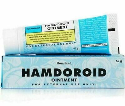 Hamdard Hamdoroid Salbe 50 g bietet Linderung gegen Haufen, lindert Schmerzen