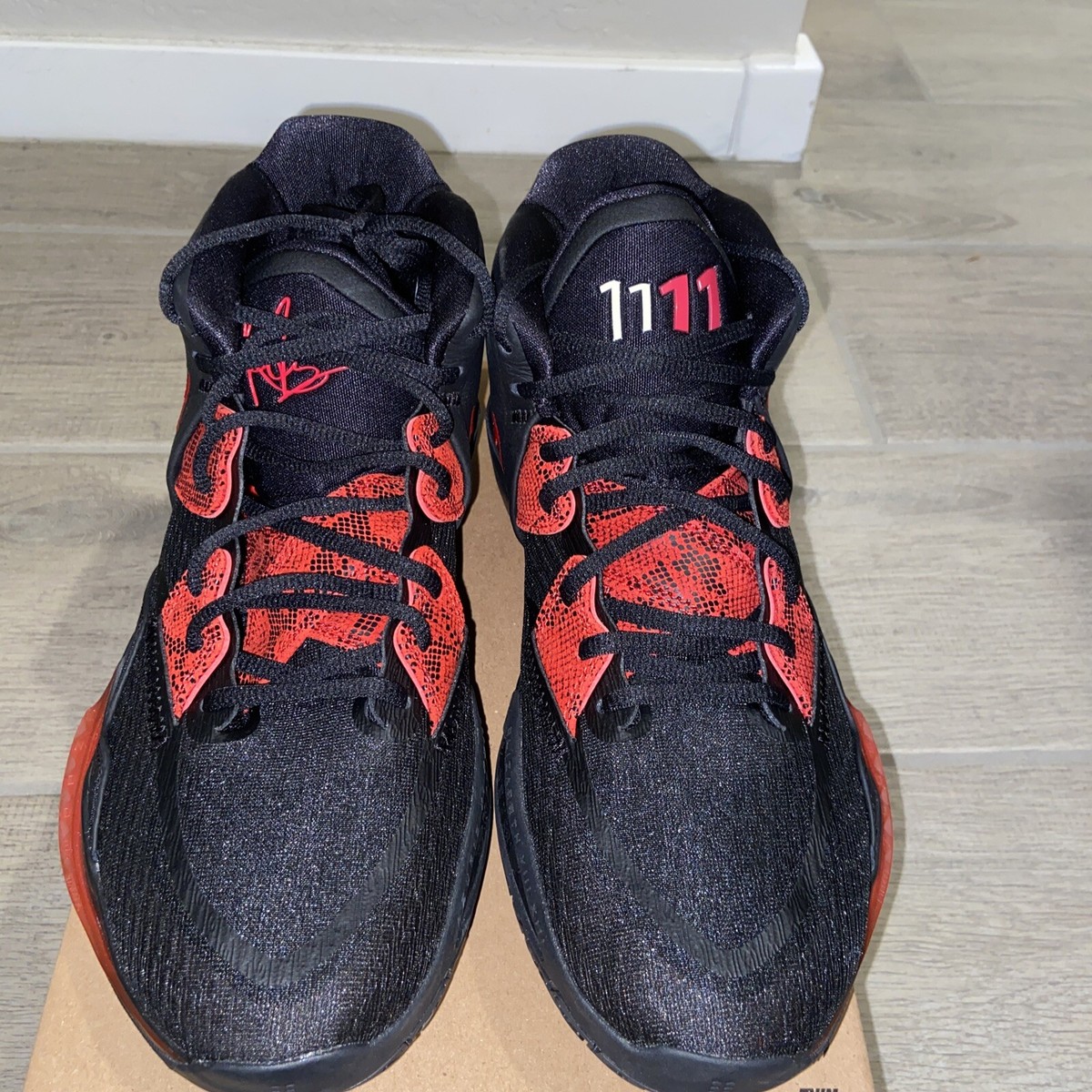 Nike Kyrie‎ Infinity Shoes Mens 9.5 Black Red Basketball Sneakers CZ0204-004 Nike Kyrie Infinity Shoes  main image 2