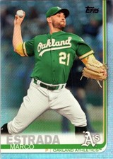 2019 Topps Update Rainbow Foil #US290 Marco Estrada Oakland Athletics