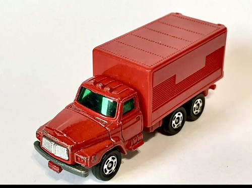 Vintage Tomica Nissan Diesel "Van & Storage" Box Truck (1980s Tomy Pocket Cars)