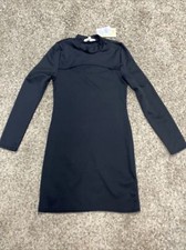 Rewind New With Tags Sexy Peek-A-Boo Cowl Neck-Little Black Dress