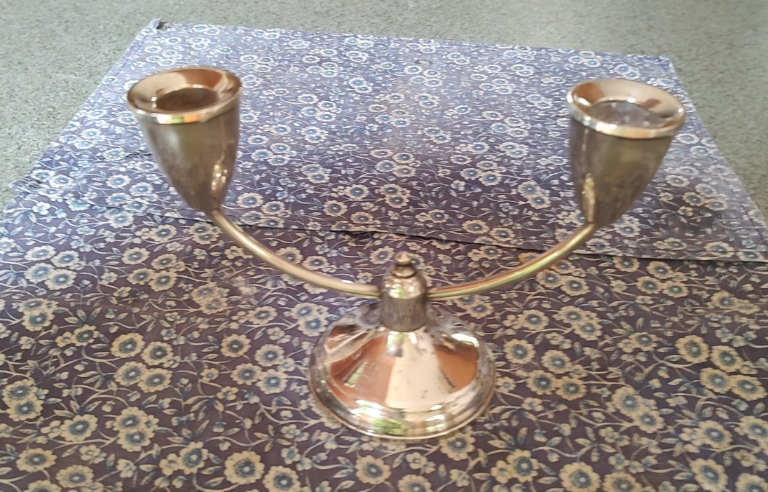 Duchin Creation In Antique Us Sterling Silver Candlesticks