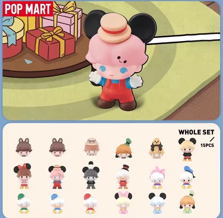 POPMART POPBEAN DIMOO WORLD DISNEY ディズニー POP BEAN DIMOO WORLD × DISNEY Classic Series（3Pcs Per Pack
