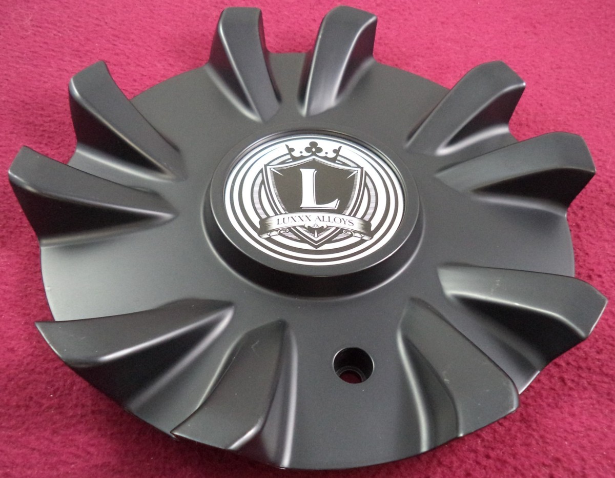 LUXXX Alloys Wheels Matte Black Custom Wheel Center Cap # 2219L205