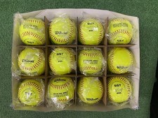 Balle De Softball Wilson Vintage 12 Pouces – Avec Boîte – Centre Kapok – USA