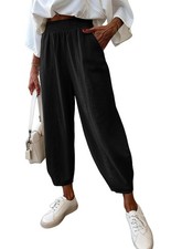 Dokotoo Womens Wide Leg Casual Cotton Baggy Loose Lounge Pants Summer Fall  ...