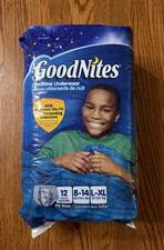 2011 Goodnites Boys L/XL Jumbo 12 Count Bedtime Pull Up Underwear Camo Design