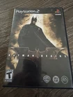Batman Begins (Sony PlayStation 2, 2005) PS2 Complete in Box CIB TESTED