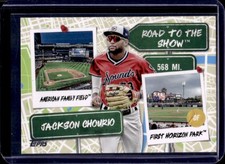 2024 Topps Pro Debut Jackson Chourio Road to the Show Rookie RC #RTTS-4