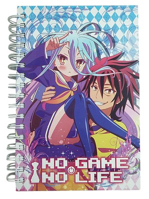 No Game No Life Shiro & Sora Anime Spiral Hardcover Notizbuch GE-43515