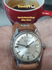 Reloj Globus Hombre Vintage - PRIM 223 - 17 Joyas Palanca - Fecha - Años 70 - Funciona