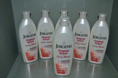 (6) Jergens Original Scent Moisturizer Cherry Almond Lotion, 10 fl oz Each