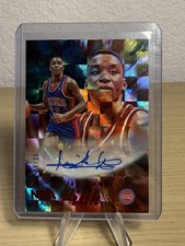 2022-23 Panini NBA Hoops Isiah Thomas Ink Auto Red /25 #HI-ITH