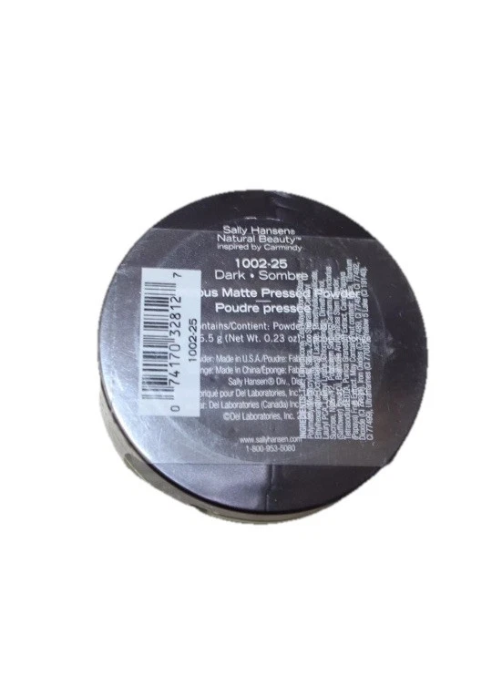 Sally Hansen Luminous Matte Pressed Powder - DARK sealed New Face Powder - Image 2 of 2