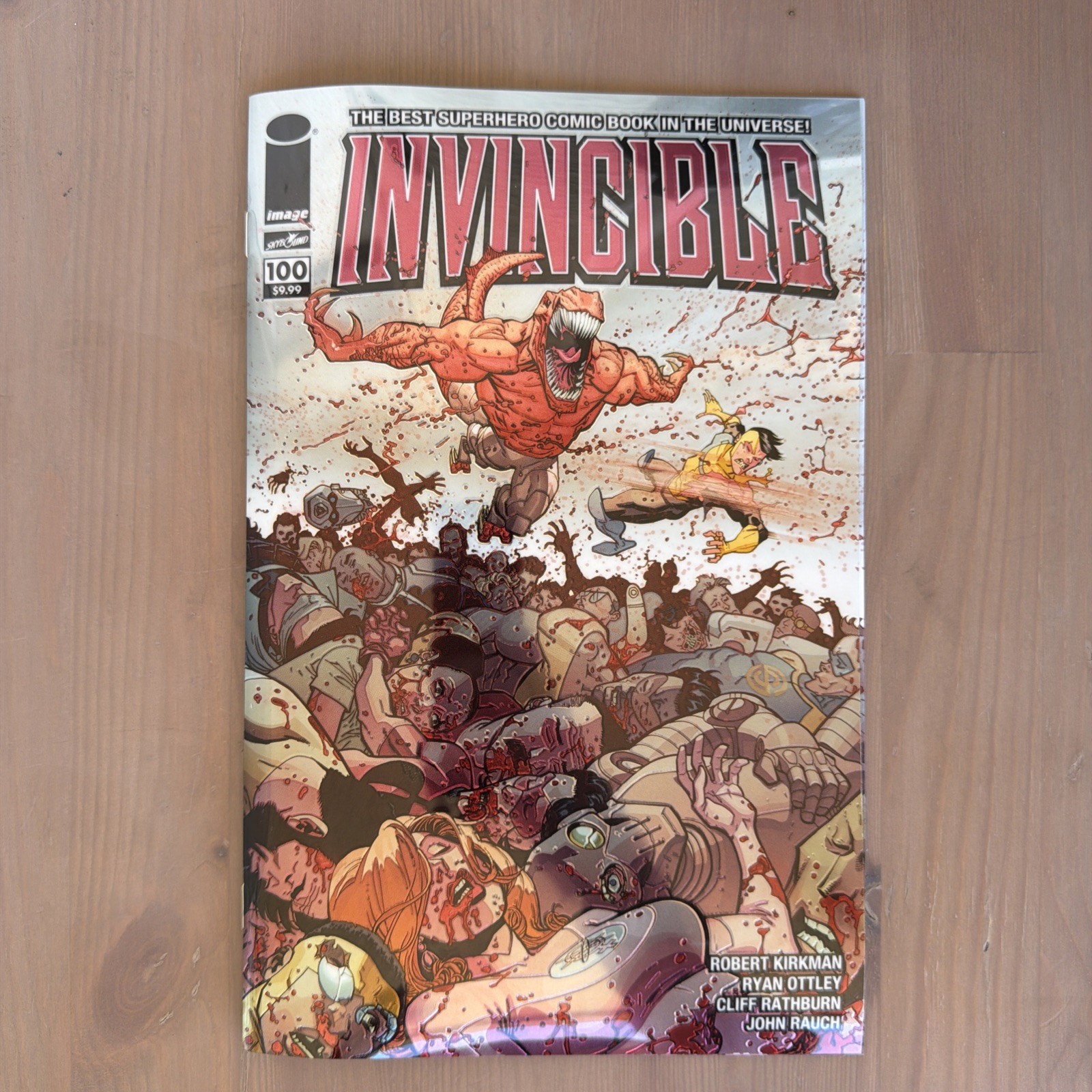 Invincible #100 (Ottley Wraparound Chromium Variant) Value - GoCollect