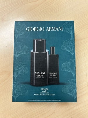 Giorgio Armani Code Eau De Parfum 2Pc Gift Set 2.5 Oz for Men | Luxury Fragrance