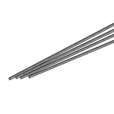 Carbon Fiber Rod Pole, 5mm x 450mm for RC Plane DIY Tool, Pack of 4