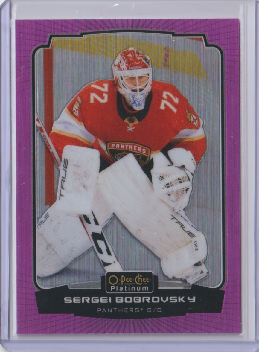 2022-23 O-Pee-Chee Platinum Matte Pink Sergei Bobrovsky #191 Florida Panthers