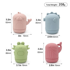 Baby Water Shower Toys Set, Bath Water Toys, Parent-child Interactive Toys, 4 Pi