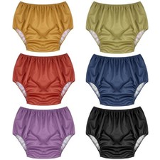 Breathffy 6 Pcs Adult Leakproof Incontinence Underwear Unisex Pull on Covers XL