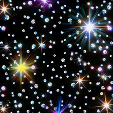 6/12 Sheets Hot Fix Rhinestones Sheets for Clothing  Bags Heat Tr...