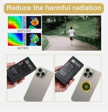 6 Stickers Quantum Anti Radiation Shield 5G-EMF Protection Phones Laptops SILVER