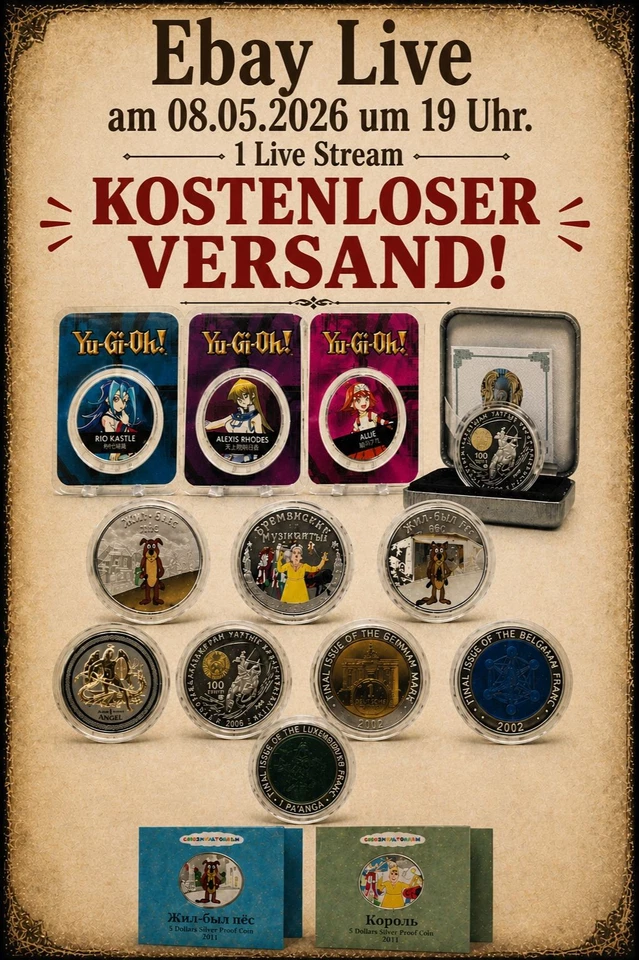 Münzen, Barren, Unzen, Schmuck und vieles mehr. MEIN ERSTER STREAM
