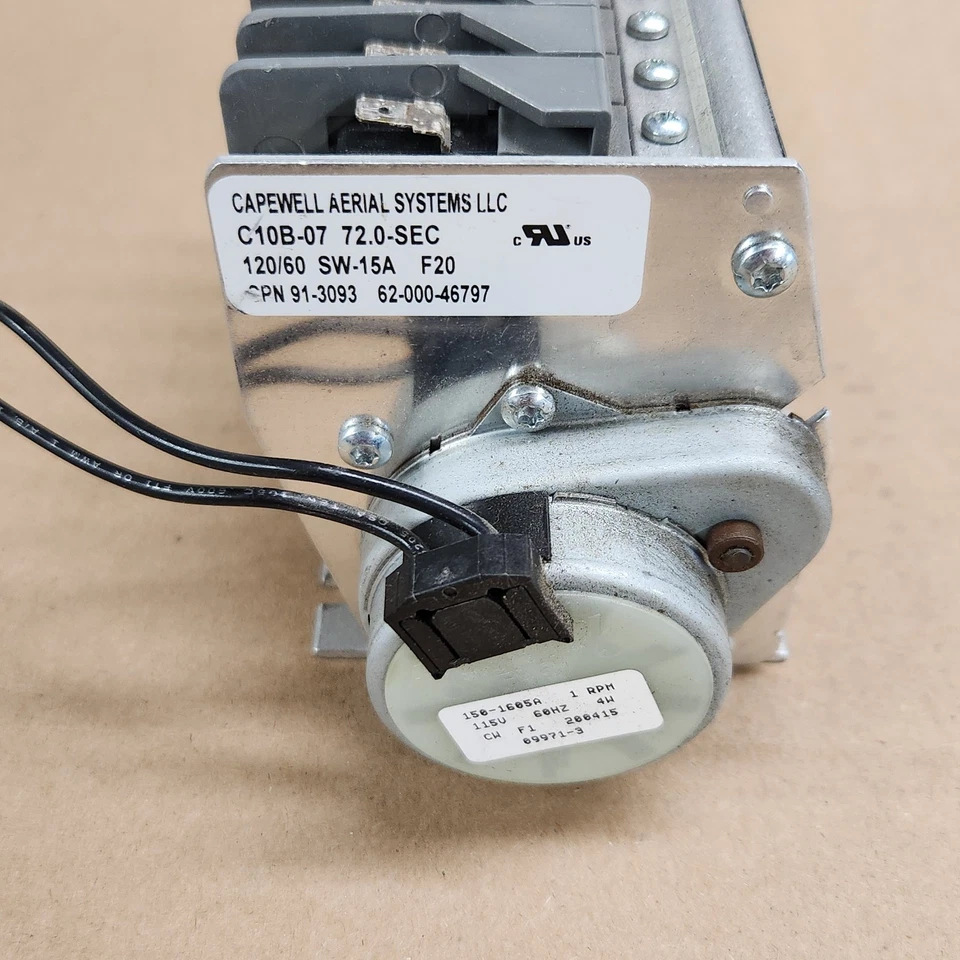 ADS ASQ II Commercial Dishwasher Bar Glasswasher Timer Assy 91-3093 7-Cam 72 Sec - Image 4 of 4