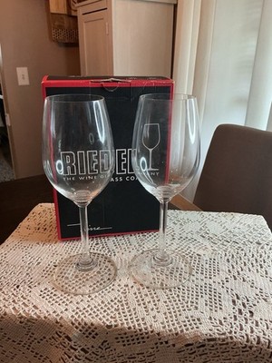 RIEDEL OUVERTURE Crystal WHITE WINE GLASSES 7.5'' #6408/5 Germany NEW IN BOX