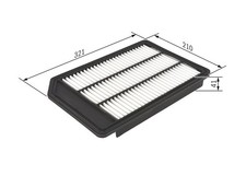 BOSCH Luftfilter F 026 400 419 für SUZUKI
