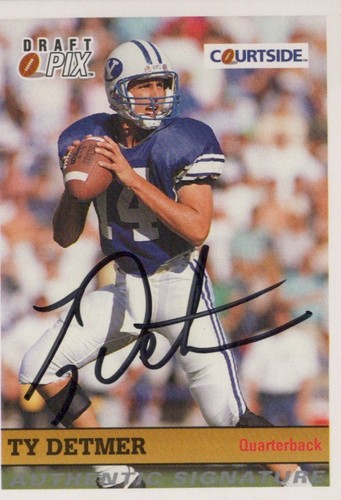 1992 Courtside Football Autographs - Picture 6 of 12