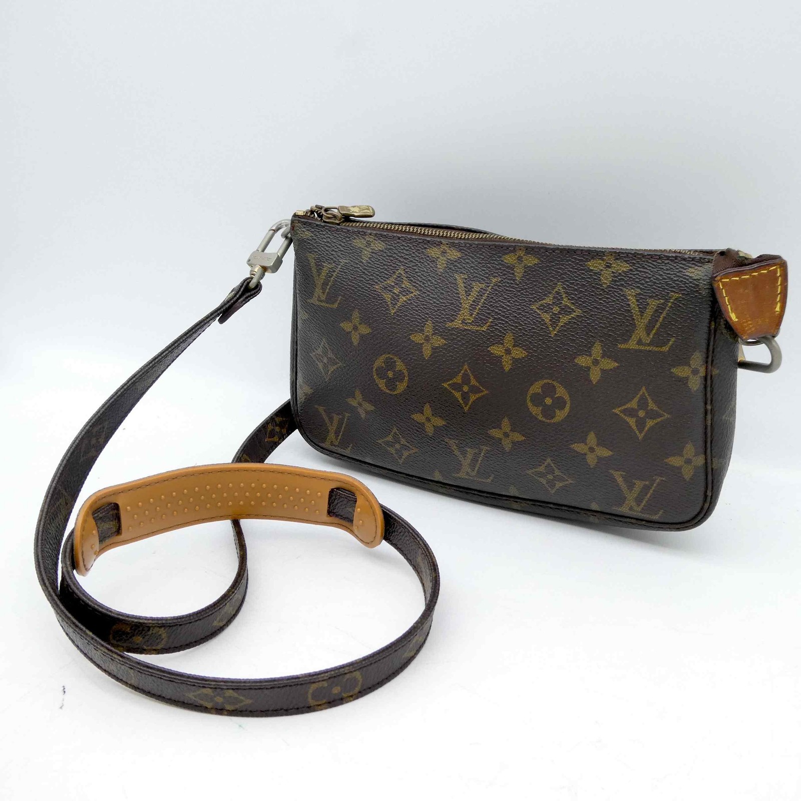 [Genuine Long Strap] Louis Vuitton Pochette Accessoires Bag M51980 Monogram 1028