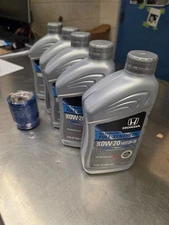 GENUINE Honda 0w-20 Synthetic Oil (5 qts.) + Honda Oil Filter ( Oil Change Kit)