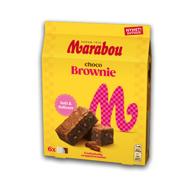 Marabou Choco Brownie Schokolade 150 g mit schwedischer Milchschokolade