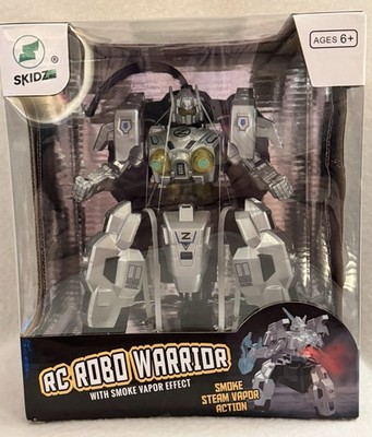 SKIDZ RC ROBOT W SMOKE VAPOR EFFECT-6-7 INCH NEW SEALED BOX-SLIGHT DAMAGE