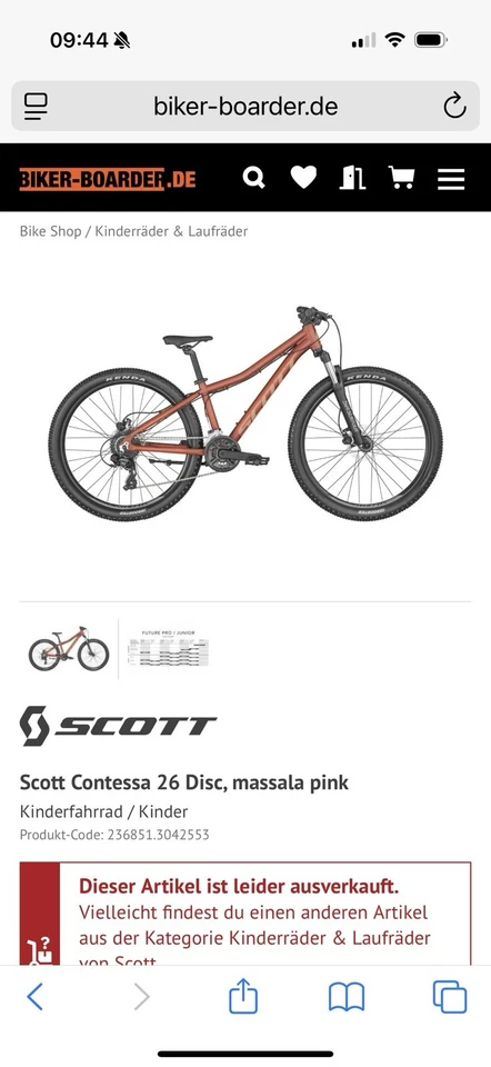 Scott Contesa MTB Mountain Bike