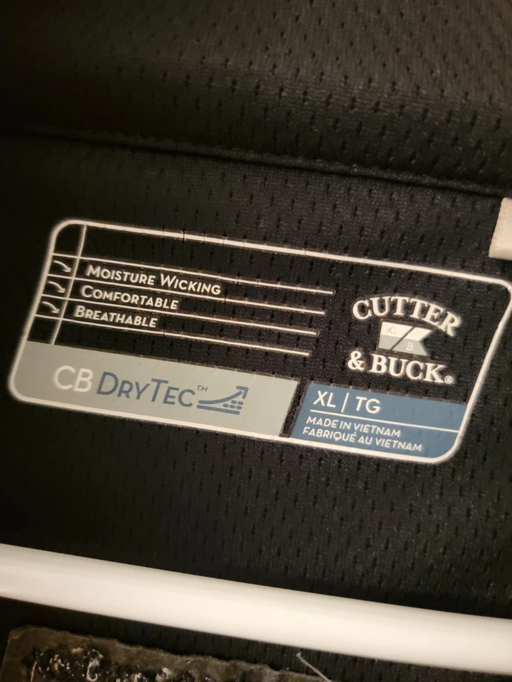 Cutter & Buck Embroidered Effen Vodka Zippered SWEATER Large Xl - Image 3 of 4