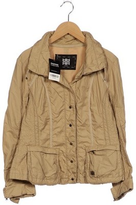 RIANI Jacke Damen Anorak Jacket Kurzmantel Gr. 38 Baumwolle Beige #c41s6vg