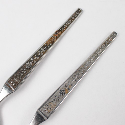 Lot Of 2 Riviera Cordova Stainless Steel Japan Flatware Oval Place Soup Spoon - Picture 4 of 5