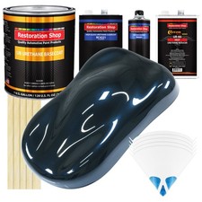 Dark Midnight Blue Pearl Gallon Kit Urethane Basecoat Car Auto Paint Fast Kit