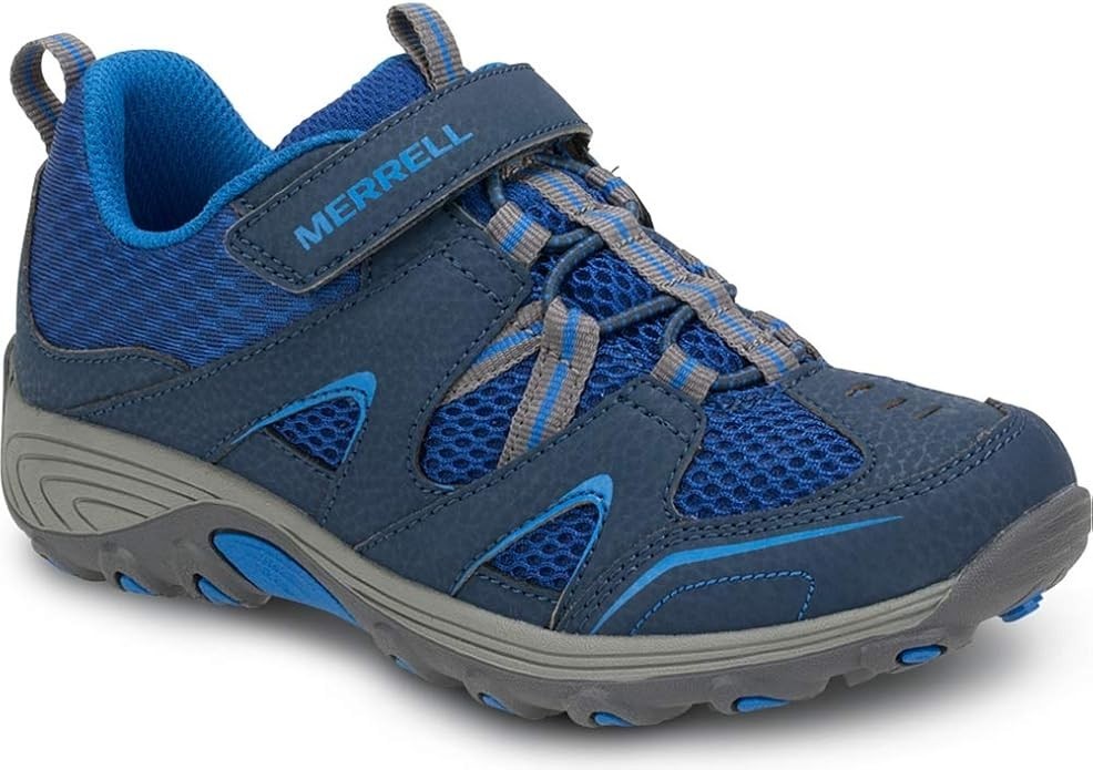 Merrell Trail Chaser Unisex Big Kid Size 6 M Youth Hiking Sneaker Navy/Blue