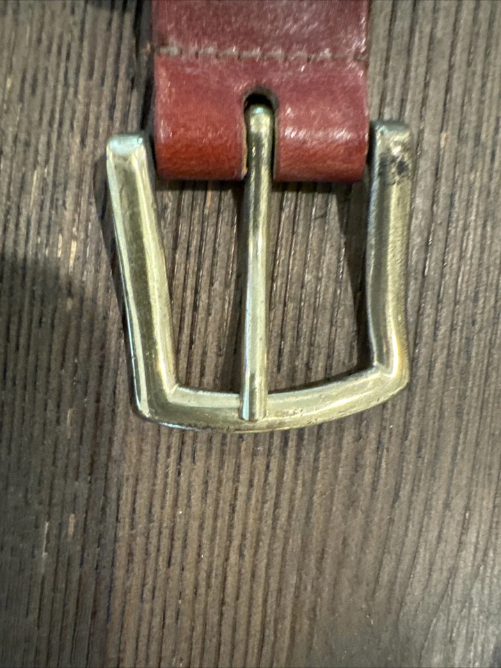 Cinturón Dooney & Bourke de Colección 34 Cuero Lona Latón Verde 6507 Foto 4 de 4